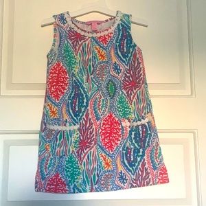 Lilly Pulitzer Girls cotton dress in beautiful rainbow colors